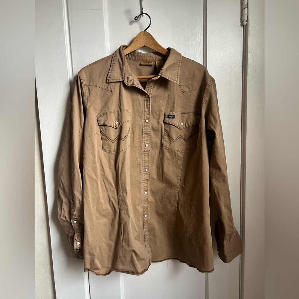 Vintage Wrangler Western Button Up Shirt